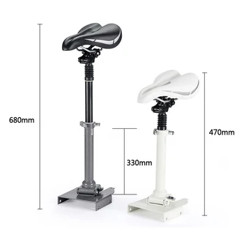 Zložljivi Nastavljiva Višina Sedla Za Xiaomi M365 Električni Skuter Skateboard Blazine Stol Sedež Sedlo Zamenjava Dodatki