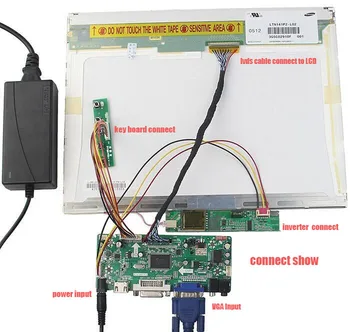 Za LTN154P4-L02 1680X1050 Panel monitor 30pin krmilnik odbor LG DIY VGA HDMI kit zaslon LED LVDS