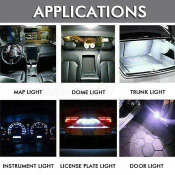 Za BMW E46 Serije 3 22pcs LED Notranja Luč Upgrade Kit XENON Bela, 6000K Avto Branje Dome Rep Število Ploščo Luči Mayitr