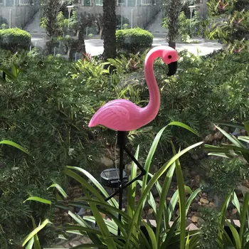 Led Flamingo Nepremočljiva Sončna Trata Svetlobo Na Prostem Vrt Dekoracijo Svetlobe Vrtna Tla Z Krajine Luči