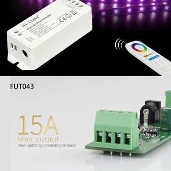 Miboxer 2.4 G Brezžični RGB/RGBW/RGB+SCT LED Trak Krmilnik WIFI Smart Panel Daljinski izklop luči čas Dimmer DC12V-24V