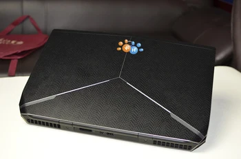 Laptop Ogljikovih vlaken Vinil Kože Nalepke Kritje Za Alienware M15X R1 R2 15.6