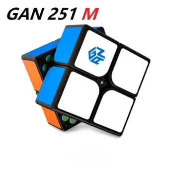 Original GAN251 M 2x2x2 Magnetni Magic Cube GAN 251M 2x2 Magnet Hitrost Kocka GAN 251 M Magico cubo GANS Puzzle Izobraževalne GAN251M