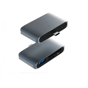 4 v 1 USB Tip C Središče s USB3.0/SD/micro SD Večnamensko OTG Bralnik Kartic za vse Mobilni Telefon Nova Moda