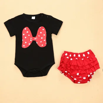 Mickey Otroške Igralne Obleke Baby Dekle Oblačila Baby Boy Romper Novorojenih Otrok Disney Oblačila Sklop Jumpsuit Za Malčke Roupas Bebe Minnie