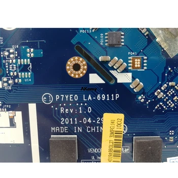 7750G motherbaord Za Acer aspire prenosni računalnik z matično ploščo 7750 7750G MBRN802001 P7YE0 LA-6911P 3AMFG HM65 original testirani